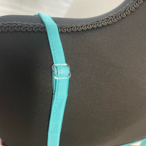 Colorblock Striped Off the Shoulder Maxi Dress - M - Picture 11 of 12